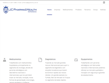 Tablet Screenshot of jcpharma.com.br