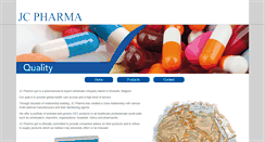 Desktop Screenshot of jcpharma.com
