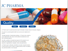 Tablet Screenshot of jcpharma.com
